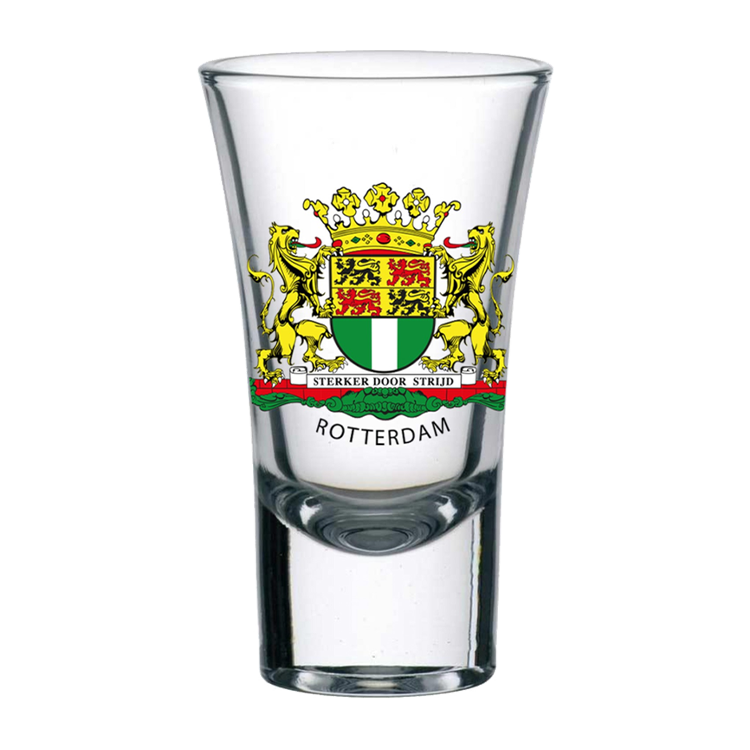 Shotglaasje Wapen van Rotterdam