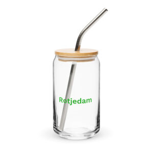 Blikvormig glas "Rotjedam"