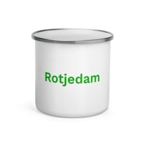 Emaille mok "Rotjedam"