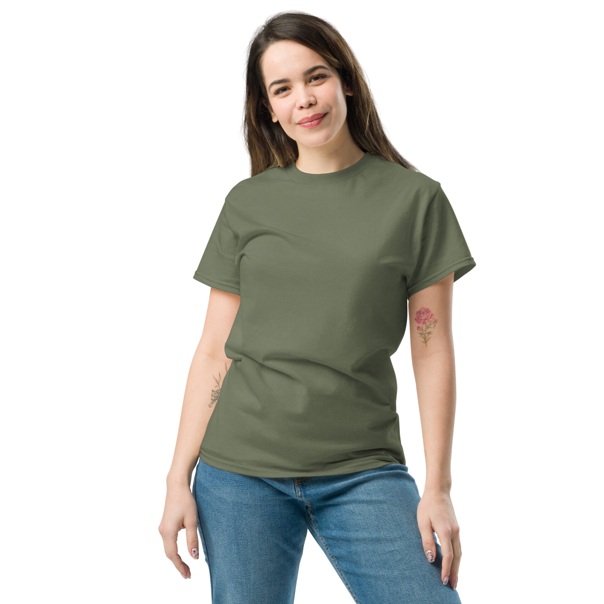 unisex-classic-tee-military-green-front-6985ad3749274.jpg